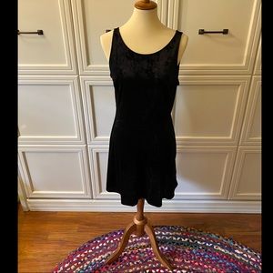 Black Velvet Mini Dress